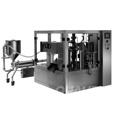 Liquid & Paste pre-made bag packaging machine