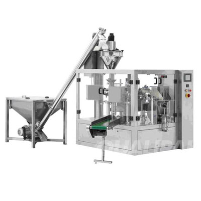 Powder pre-made bag packaging machine